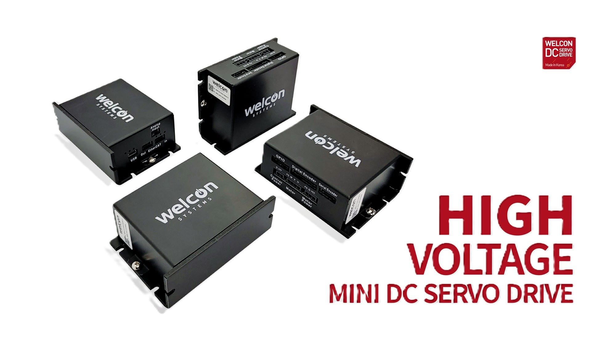 High voltage DC-BLDC servodrive