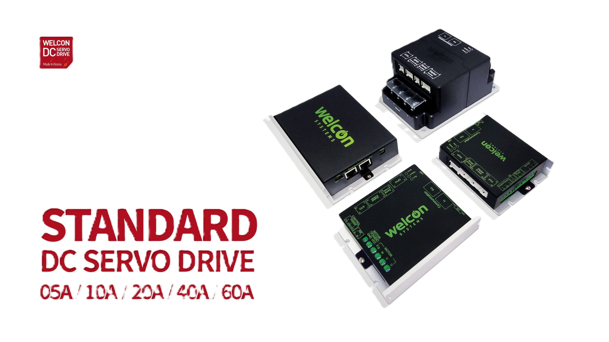 Standard DC servodrive