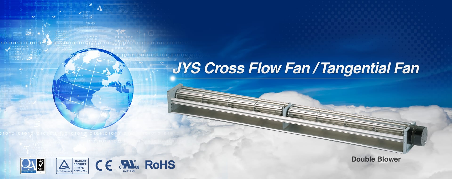 crossflow ventilator